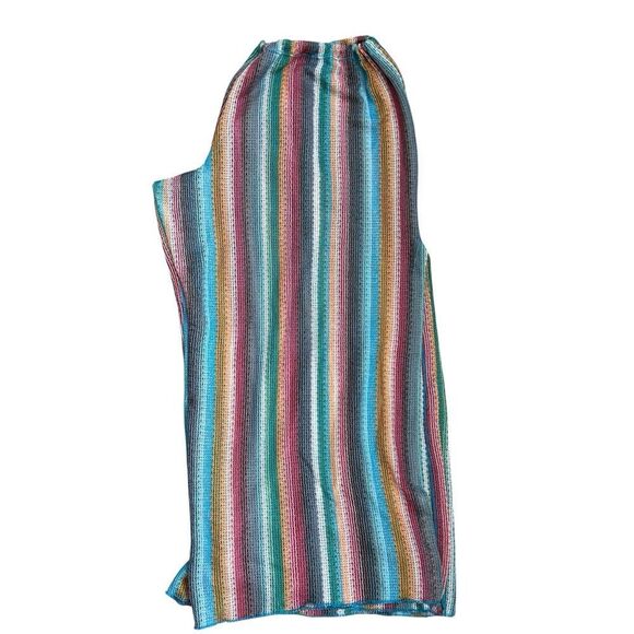 BECA Multicolor Striped Knit Wide-Leg Pants Size 14/16 - Picture 4 of 9